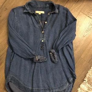 Size small women’s Loft denim shirt